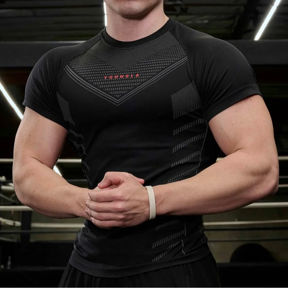 YoungLA | Shirts | Youngla 465 Superhero Compression Tee Black